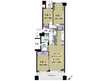 【神奈川県/横浜市青葉区藤が丘】ソルジェガーデン 間取り図