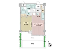 【東京都/港区赤坂】パルロイヤルアレフ赤坂 間取り図