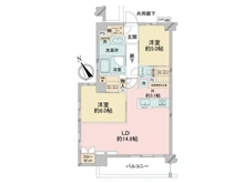 【千葉県/船橋市本中山】エクセレントシティ下総中山IIIプレシャスコート 間取り図