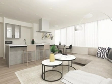 【千葉県/市川市八幡】ガレリア・サーラ リビングダイニングキッチンのイメージ図です