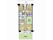 【千葉県/市川市高石神】アーバニーハイツ市川東 間取り図
