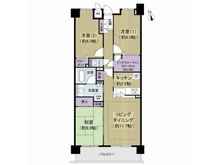 【千葉県/市川市二俣】クレストフォルム西船橋サウスステージ 間取り図