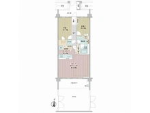 【東京都/目黒区下目黒】ザ・テラス下目黒 間取り図