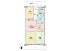【埼玉県/朝霞市栄町】シャルム第二朝霞 間取り図