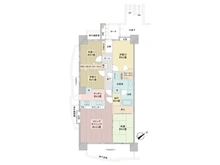 【埼玉県/富士見市ふじみ野東】シティヴェールふじみ野四番館 間取り図