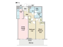 【神奈川県/川崎市中原区中丸子】リエトコート武蔵小杉ザ・クラッシィタワー 間取り図