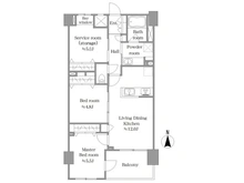 【東京都/国立市東】ルピナス国立ステーションスクエア 間取り図