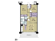 【東京都/国分寺市西恋ヶ窪】ルイシャトレ国分寺イプセ 間取り図