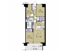【東京都/小平市上水本町】メイツ一橋学園SUITE 間取り図