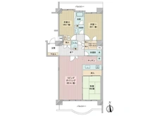 【東京都/小平市小川町】ガーデンハイツ小平2番館 間取り図