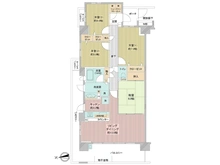 【東京都/東大和市桜が丘】東京ユニオンガーデンビューコート 間取り図