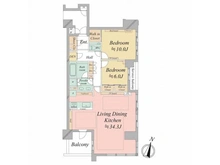 【兵庫県/芦屋市公光町】プレミスト芦屋 間取り図