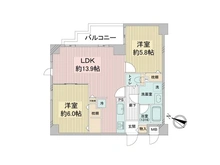 【兵庫県/神戸市東灘区魚崎北町】グラン・フェルティ東灘住吉川 間取り図