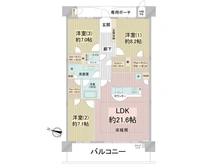 【兵庫県/神戸市東灘区御影本町】ライオンズガーデン御影 間取り図