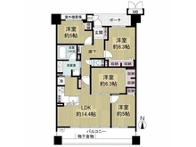 【兵庫県/神戸市東灘区魚崎南町】ルネ神戸住吉川清流の道 間取り図