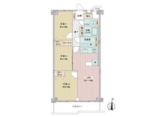 【兵庫県/神戸市灘区大石東町】サンハイツ灘 間取り図