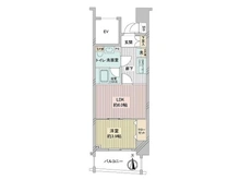 【東京都/荒川区南千住】プレミアム三ノ輪 間取り図