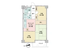 【東京都/葛飾区宝町】グリーンコーポお花茶屋 間取り図