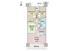 【東京都/荒川区南千住】東京フロンティアシティパーク＆パークス 間取り図