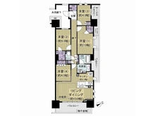 【東京都/足立区千住橋戸町】AQUA　VISTA 間取り図
