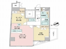 【東京都/荒川区南千住】フェルクルールプレスト三ノ輪駅前 間取り図