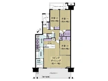 【千葉県/浦安市日の出】セレナヴィータ新浦安D棟 間取り図