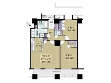 【千葉県/浦安市入船】エアレジデンス新浦安 間取り図