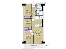 【東京都/江戸川区船堀】ハイラーク船堀 間取り図