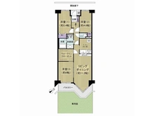 【東京都/江戸川区西葛西】バームハイツ西葛西 間取り図