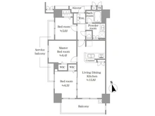 【東京都/江戸川区西葛西】グリーンホームズステーシア 間取り図