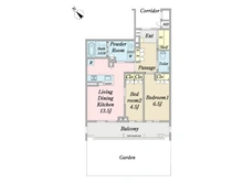 【千葉県/浦安市東野】LUMISIA浦安舞浜 間取り図