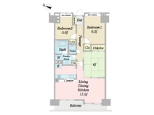 【東京都/江戸川区一之江】コスモフェスタ一之江 間取り図