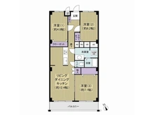 【東京都/江戸川区江戸川】江戸川ハイツ 間取り図