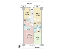 【東京都/江戸川区南葛西】アーベントハイム葛西臨海公園 間取り図