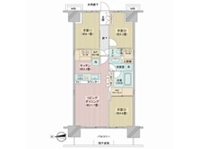【東京都/江戸川区東葛西】リビオシティ・ルネ葛西 間取り図