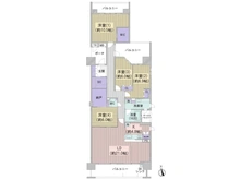 【千葉県/浦安市日の出】シーガーデン新浦安D棟 間取り図