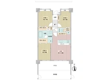 【埼玉県/戸田市大字新曽】レーベンハイム戸田ソルヴィータ 間取り図