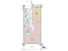 【東京都/目黒区東が丘】クリオ駒沢公園 間取り図