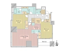 【東京都/江東区豊洲】シティタワーズ豊洲ザ・ツインノースタワー 間取り図