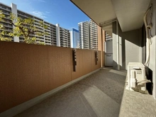 【東京都/江東区豊洲】東京フロントコート 南西向き、奥行2ｍの日当たりの良いバルコニー