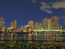 【東京都/江東区豊洲】キャナルワーフタワーズEAST 都心を望む共用部からの眺望