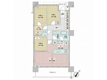 【東京都/江東区豊洲】パークホームズ豊洲ザ　レジデンス 間取り図