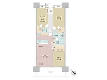 【東京都/江東区枝川】コスモ・ザ・キャナル東京イースト 間取り図