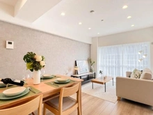 【神奈川県/川崎市幸区塚越】川崎セントラルコーポ 南向きで明るいリビングダイニング