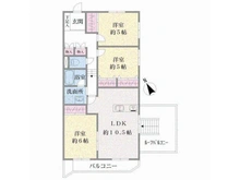 【神奈川県/横浜市鶴見区東寺尾】東寺尾ヒルズ90 間取り図