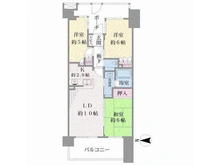 【神奈川県/横浜市鶴見区尻手】ヨコハマオールパークス　第四街区 間取り図