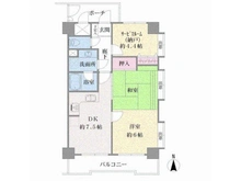【神奈川県/川崎市川崎区浅田】ライオンズプラザ川崎南 間取り図