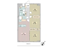 【神奈川県/横浜市鶴見区元宮】鶴見スカイハイツA棟 間取り図