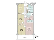 【神奈川県/横浜市鶴見区下野谷町】日商岩井鶴見マンション 間取り図