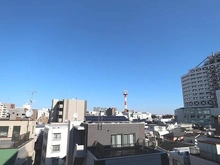 【神奈川県/川崎市川崎区新川通】ラビエ川崎壱番館 ＜眺望写真（2026年1月撮影）＞　バルコニー前面は高い建物がなく、開放感のある眺望です。